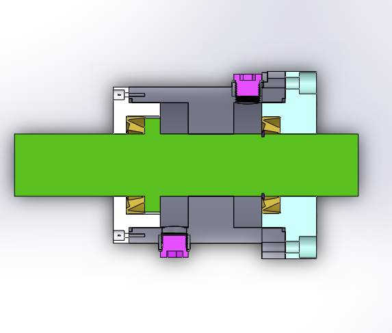 轴承座 sw25+stp+计算+cad
