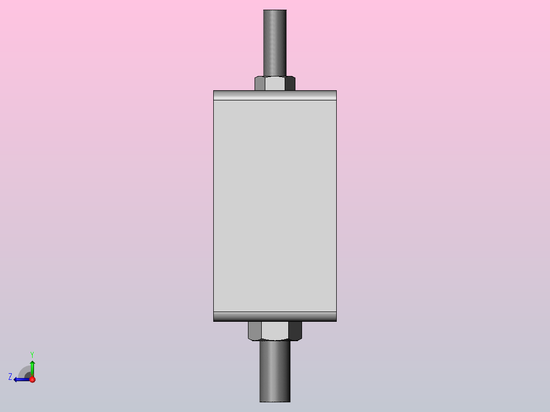 DS吊架弹簧减振器[DS-7] (2)右视图
