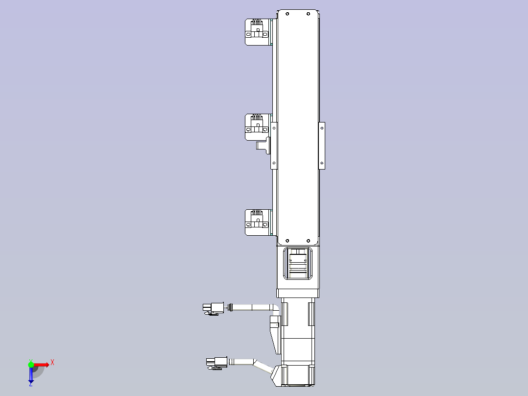 kk50-250A1-F0带MSMD5A2G1B电机俯视图