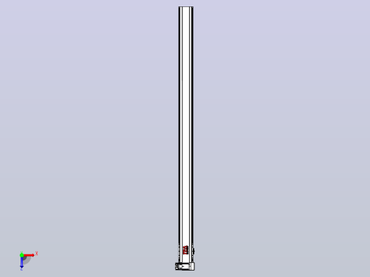 皮带直线轴半封闭可选导轨TPA-HNB-120D-110-L1900-RU-Y-P40-N3俯视缩略图