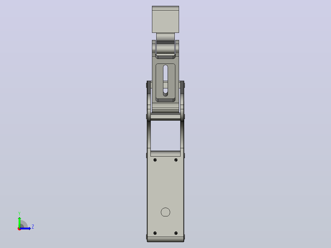 EG2-4BX 电动夹爪左视图