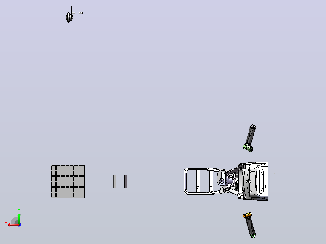自行车后视图