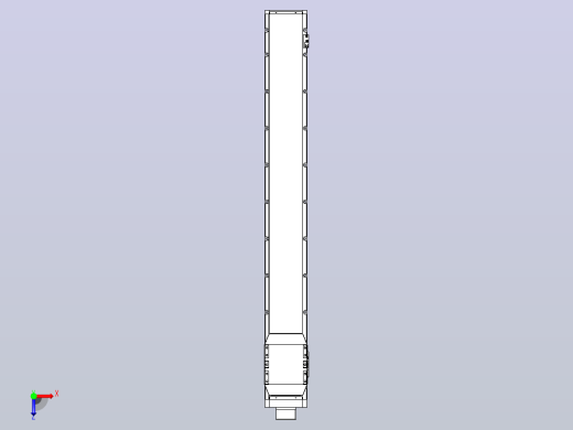 滚珠丝杠直线轴内置导轨TPA-GCR-170-2510C-L1300-MP-M75-N3俯视缩略图