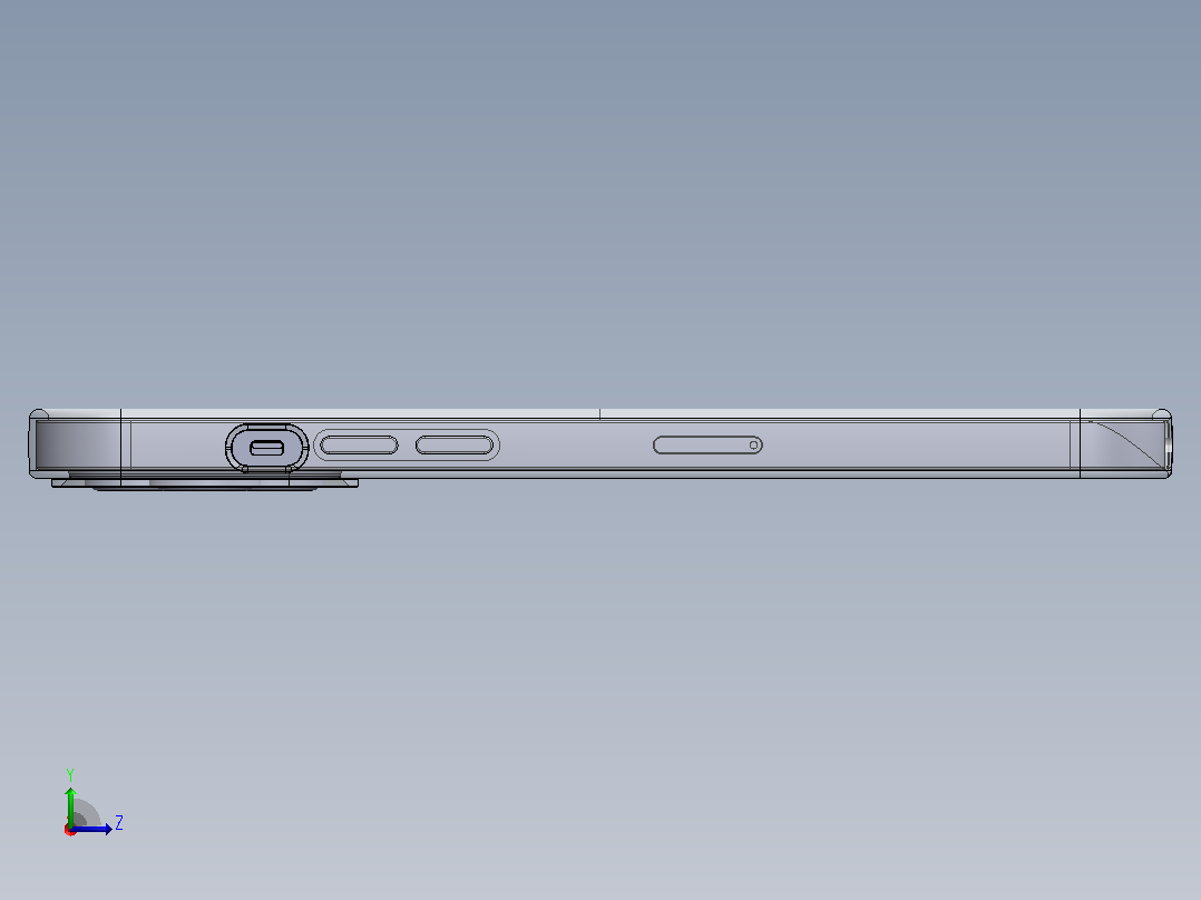 hone12promax及其外壳左视图