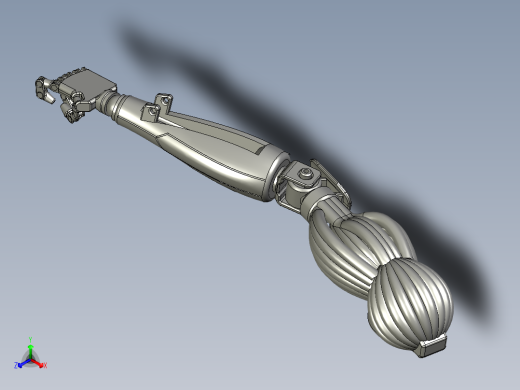 科幻机器人士兵假肢