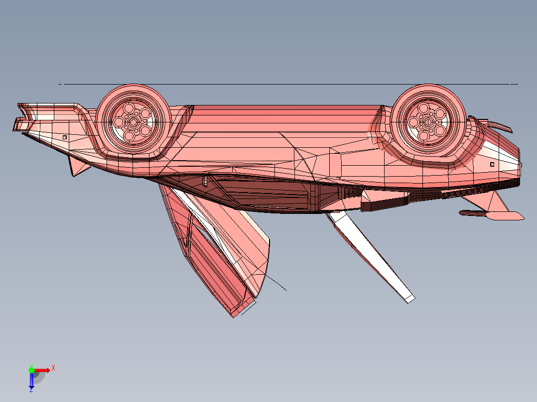 兰博基尼俯视图