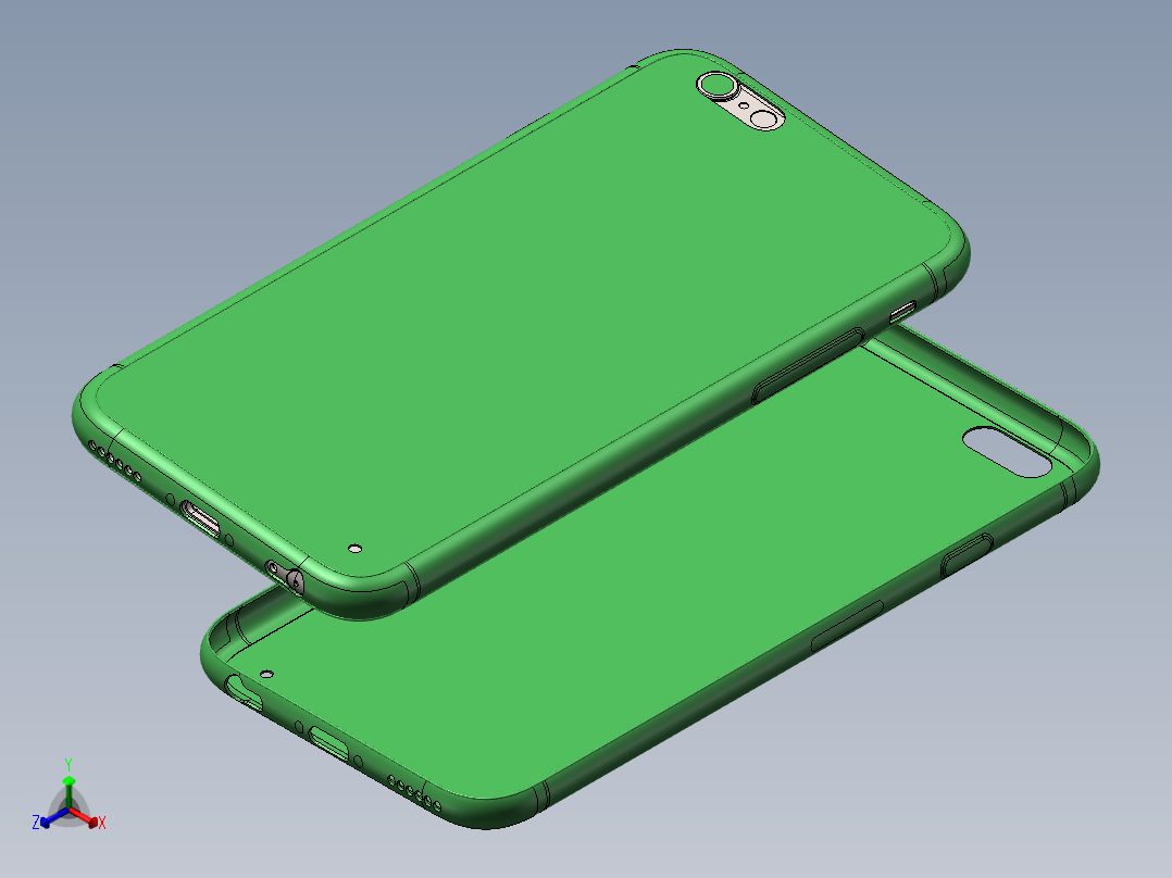 hone6 Plus 产品级正等轴测图