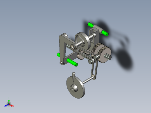 Q013-CA6140车床主传动系统操纵机构设计及三维proe建模【含仿真】