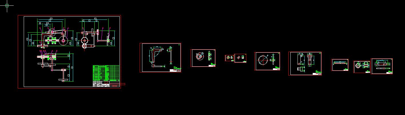 Q013-CA6140车床主传动系统操纵机构设计及三维proe建模【含仿真】