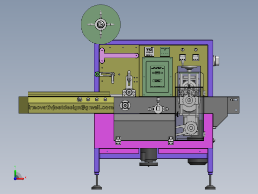 T813 小型枕式包装机前视缩略图