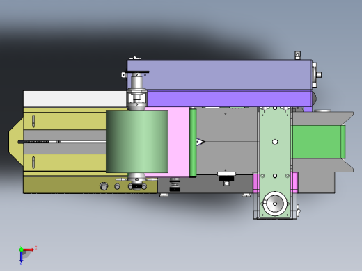 T813 小型枕式包装机俯视缩略图