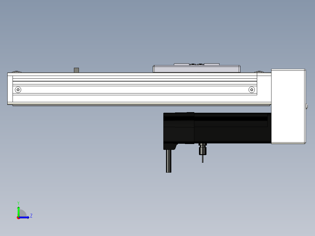 Toyo东佑达直线模组-ECH6-150-BM+煞車-M5左视图