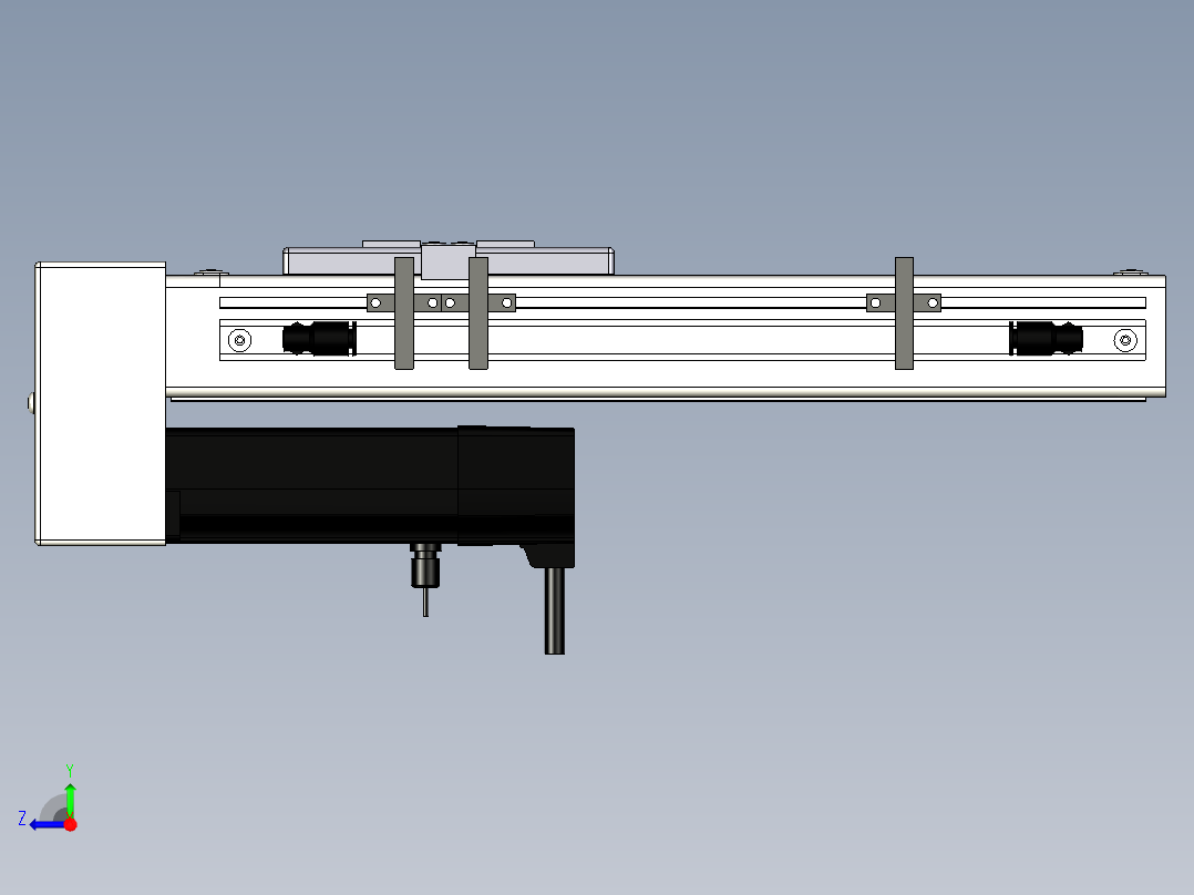 Toyo东佑达直线模组-ECH6-150-BM+煞車-M5右视图