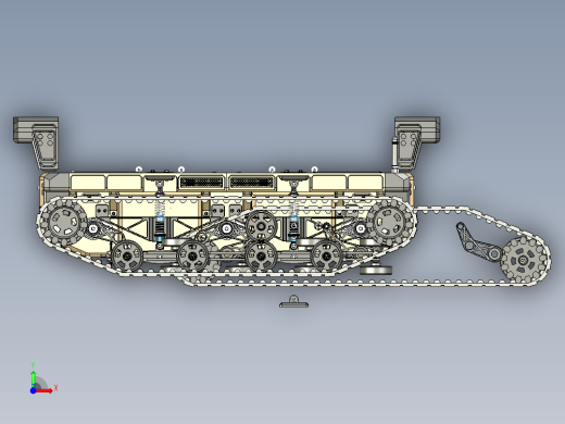 履带车结构前视缩略图