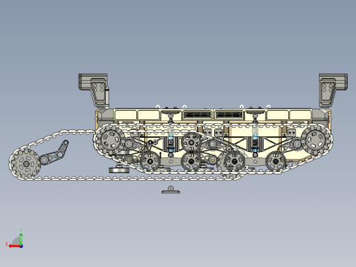 履带车结构后视缩略图