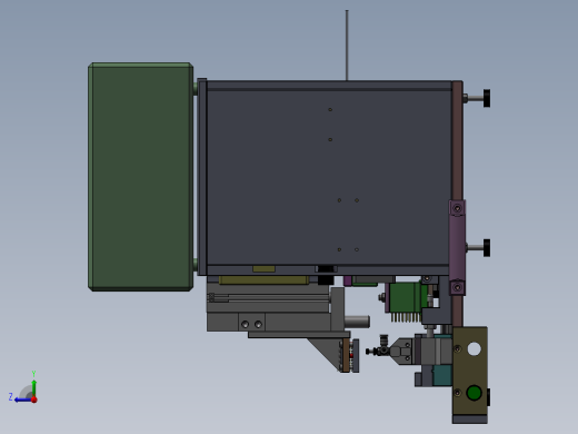 连接器导通测试机3D模型右视缩略图