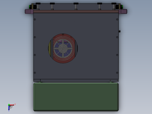 连接器导通测试机3D模型俯视缩略图
