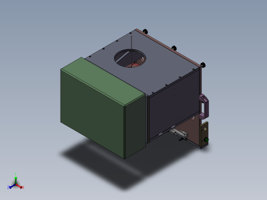 连接器导通测试机3D模型正等轴测缩略图