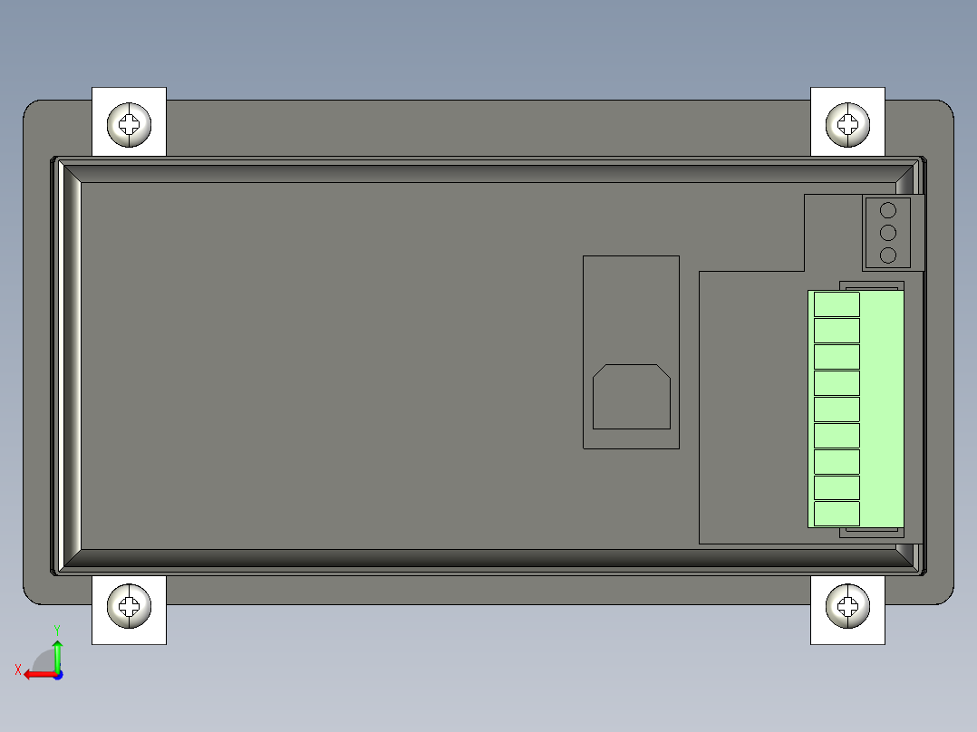 基恩士VT3-W4G(A)_kc图纸模型后视图