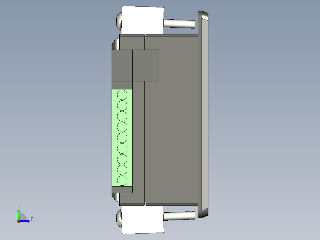 基恩士VT3-W4G(A)_kc图纸模型左视图