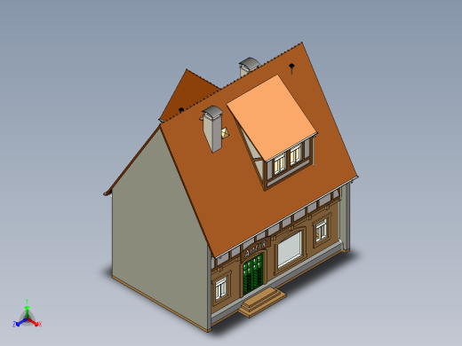 房子正等轴测缩略图