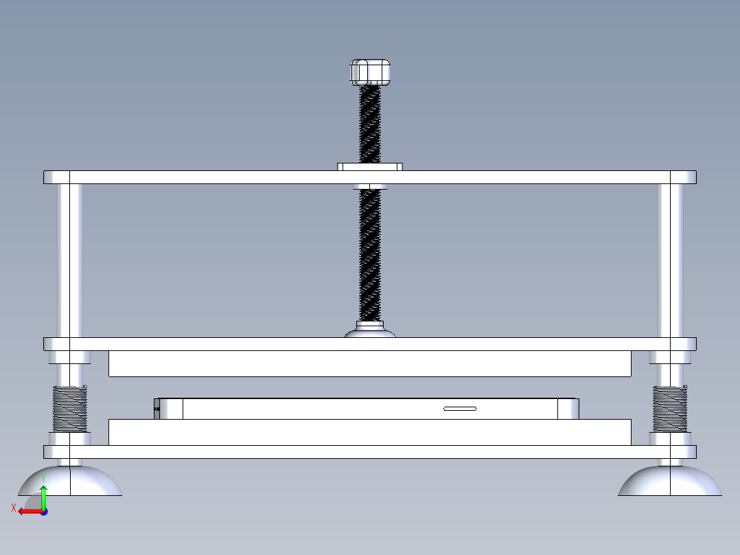 手机屏幕固定支架后视图