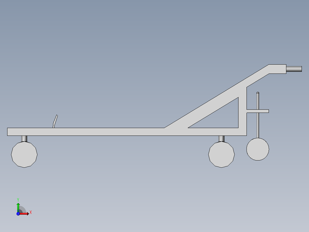 园林绿化草皮铺设装置前视图