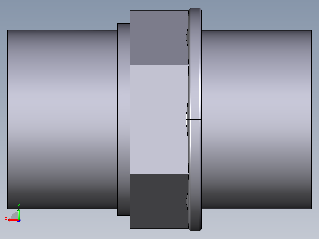 6NFV (A) 桶的阳螺纹端乳头BSP后视图