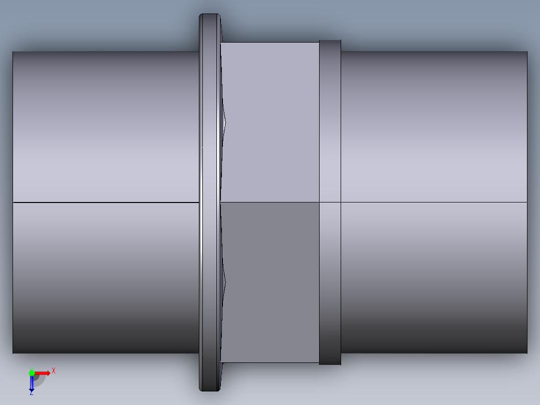 6NFV (A) 桶的阳螺纹端乳头BSP俯视图