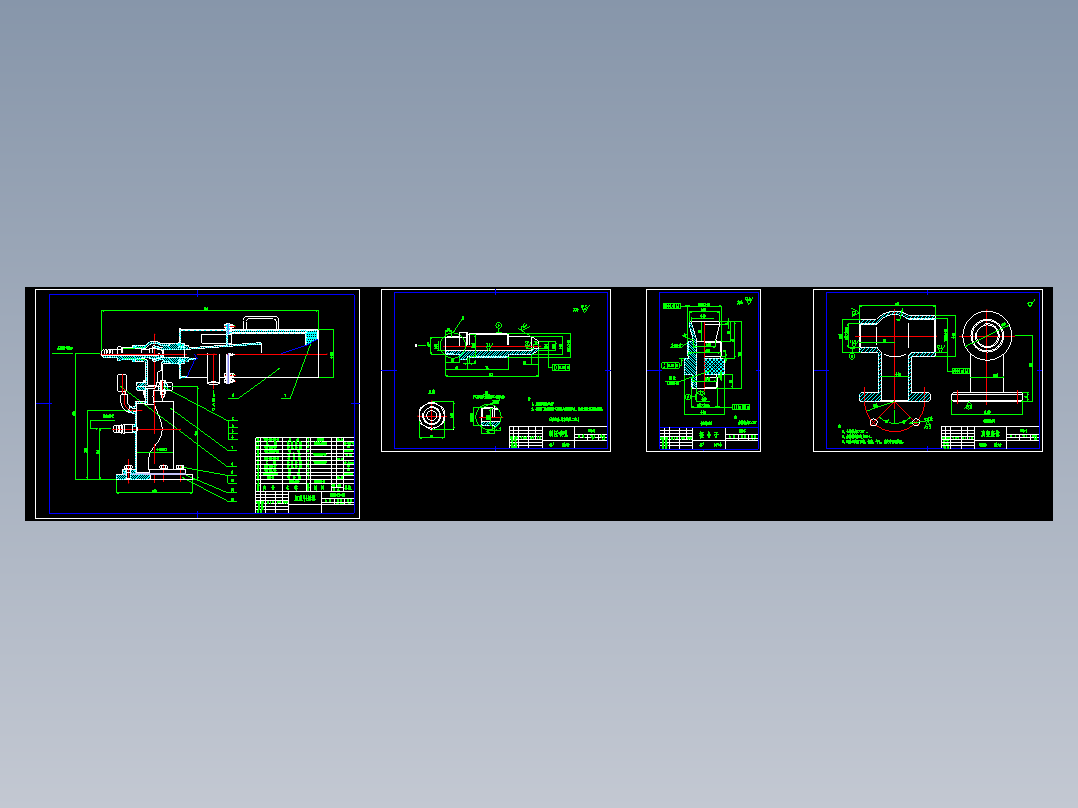 虹吸引射器CAD图纸