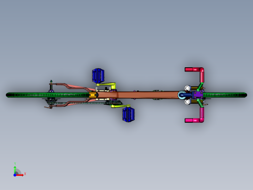 公路竞速欧米茄弯把比赛自行车前视缩略图