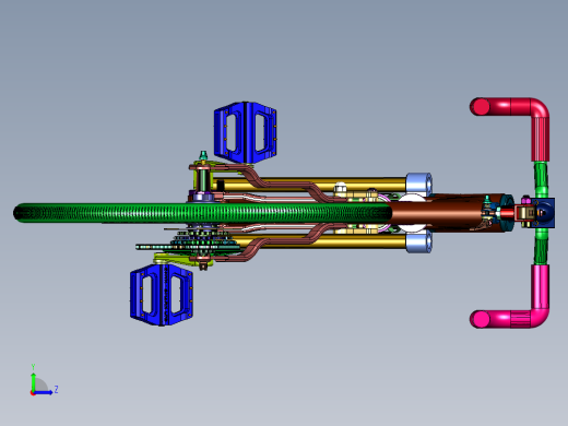 公路竞速欧米茄弯把比赛自行车左视缩略图