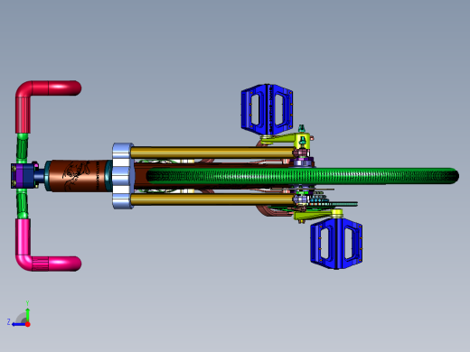 公路竞速欧米茄弯把比赛自行车右视缩略图