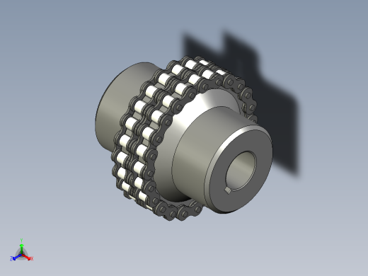 联轴器 (41)正等轴测缩略图