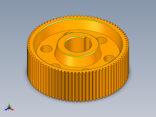 一级齿轮减速器 带二维CAD 带说明书20