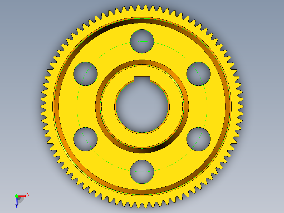 一级齿轮减速器 带二维CAD 带说明书20俯视图