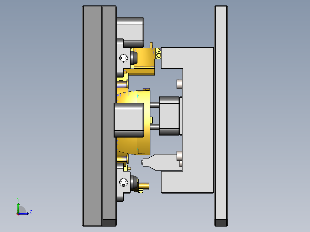 热熔治具左视图