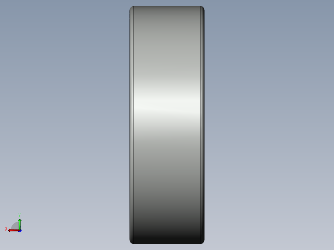 CNC轴承座后视图