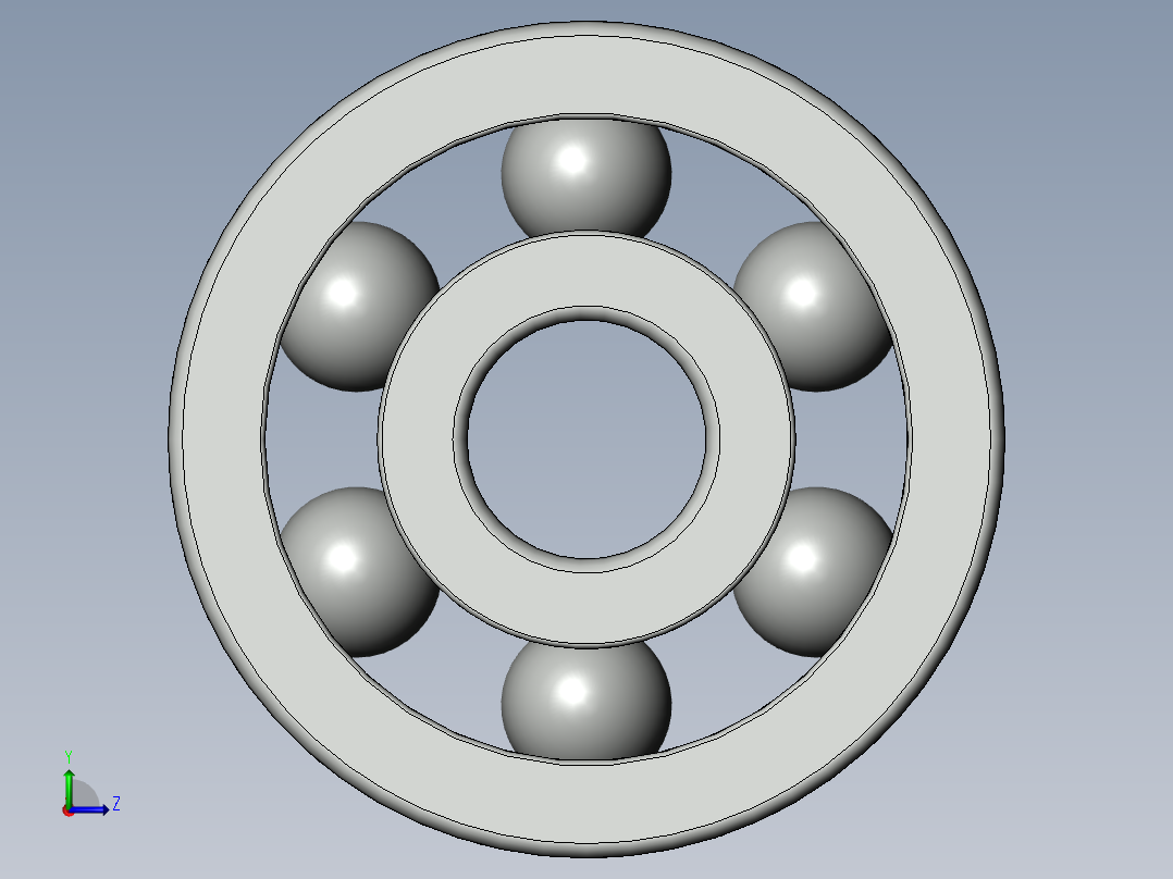 CNC轴承座左视图
