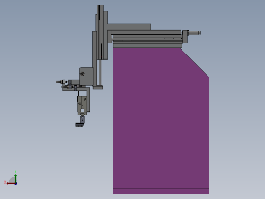 带浮动功能气动上料机构后视缩略图