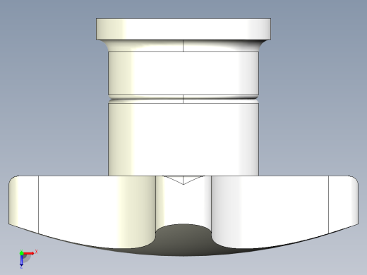 星型把手(B)2470-3D多系列多零件图纸模型俯视缩略图