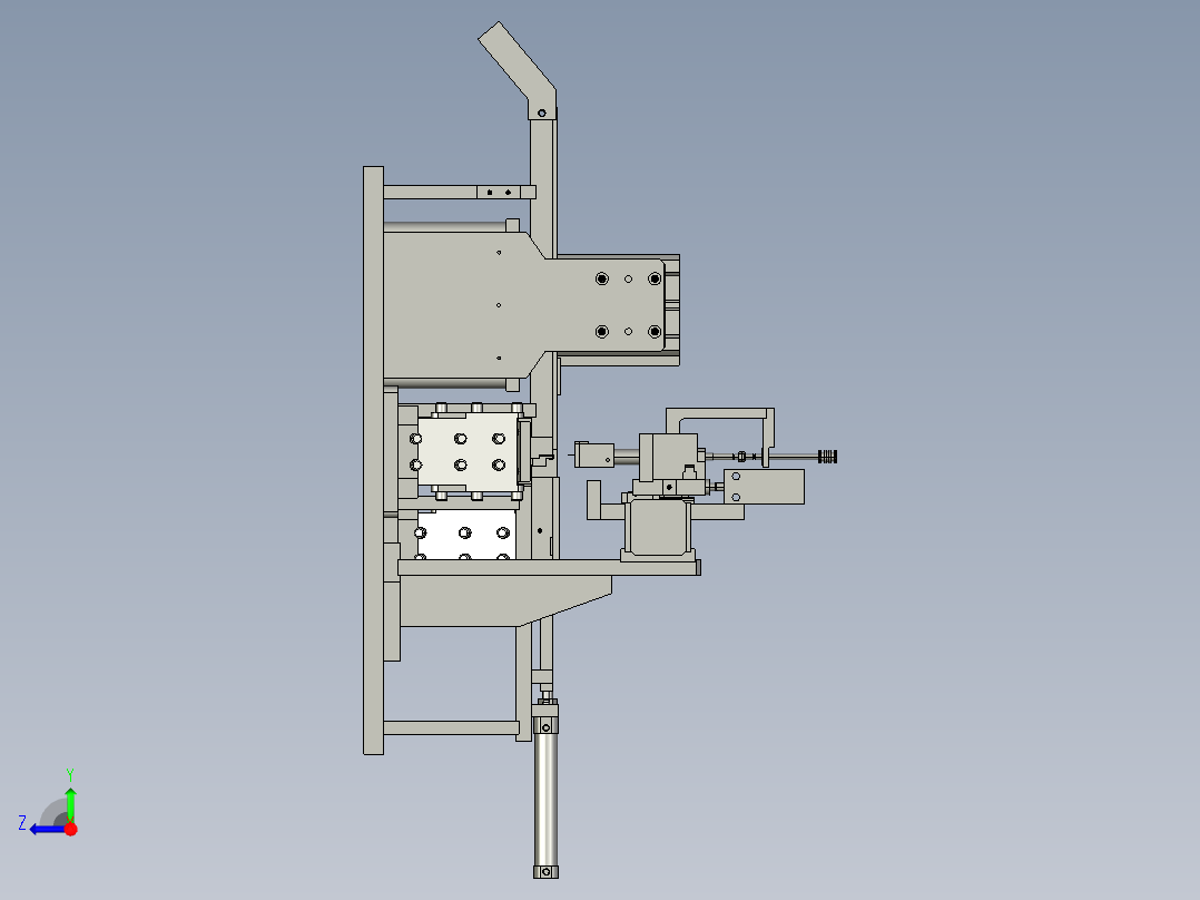 折动力弯机设备右视图