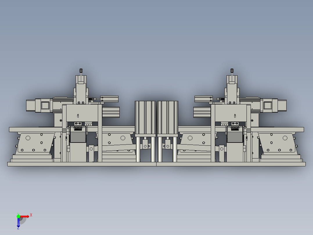 折动力弯机设备俯视图