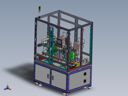 在线式双工位PCB板螺丝机sw2018可编辑