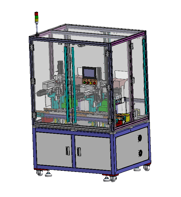 在线式双工位PCB板螺丝机sw2018可编辑