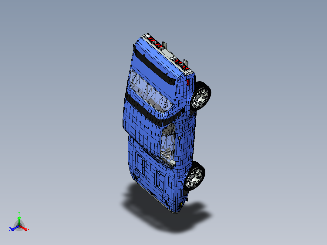 B3003474-1973年款Plymouth Roadrunner正等轴测图