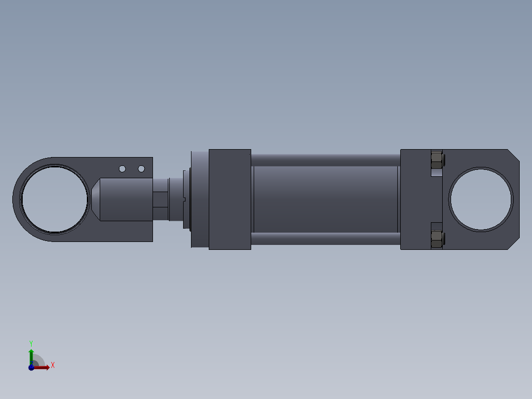 拉杆液压缸-100x56x160-mm-1.snapshot.1前视图