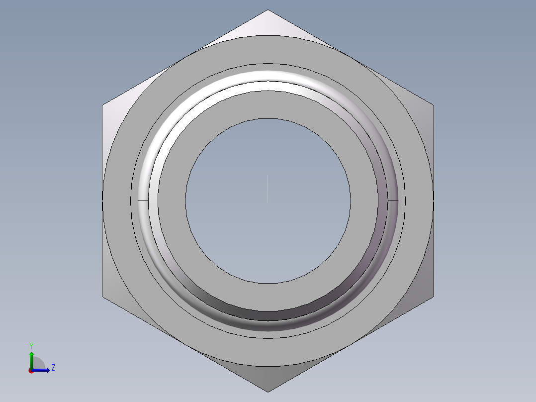 美制O圈密封接头、1CO-45-16左视图