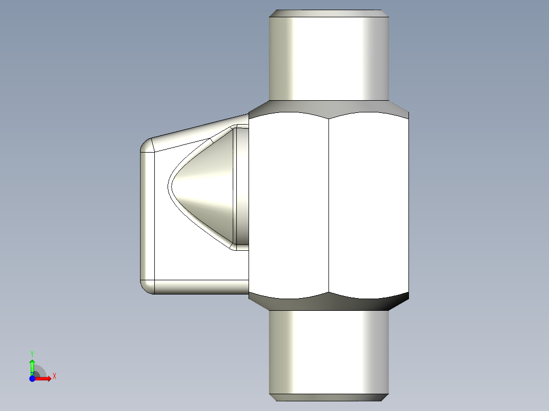 微型球阀DN7-WXF-07-03-WW前视图