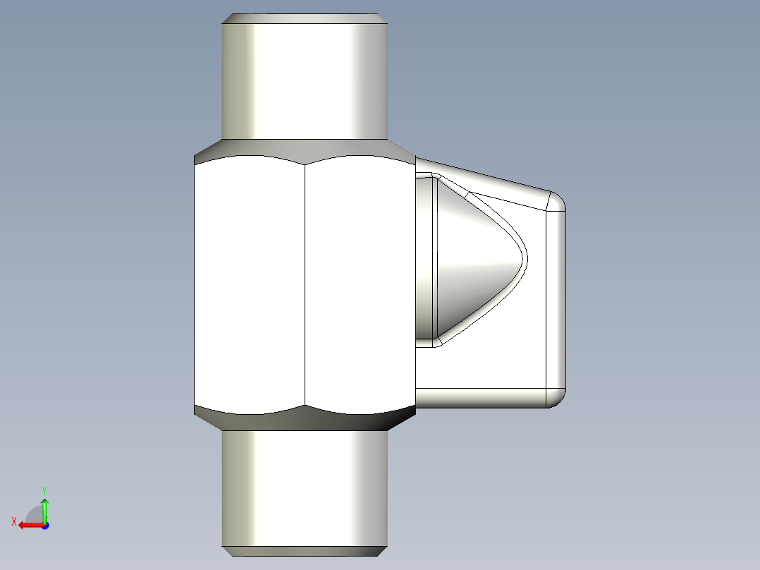 微型球阀DN7-WXF-07-03-WW后视图